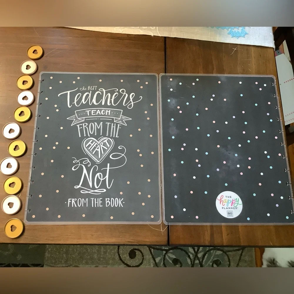 Happy Planner Teacher Cover and Discs